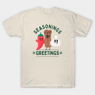 Seasonings Greetings Cartoon T-Shirt